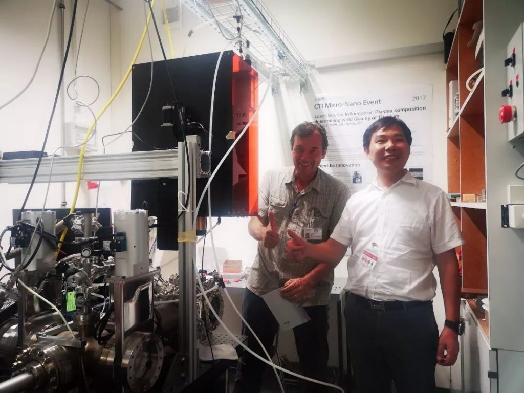 大族激光噴碼機陳焱總經理參訪Empa瑞士聯邦材料試驗和科研研究所